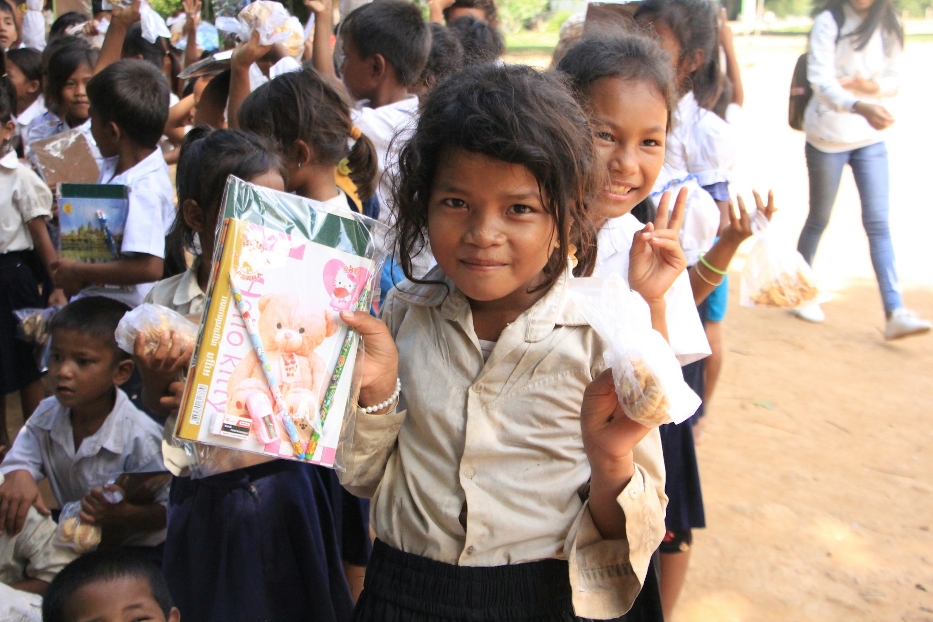 Children learning in a classroom